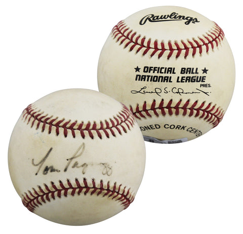 Cardinals Tom Pagnozzi Authentic Signed Coleman ONL Baseball BAS #BU64186
