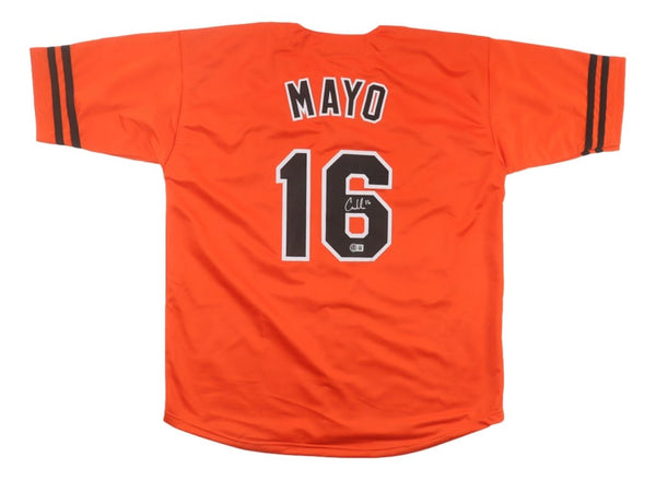 Coby Mayo Baltimore Signed Orange Baseball Jersey BAS