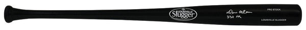 Moises Alou Signed Louisville Slugger Pro Black Baseball Bat w/332 HRs -(SS COA)