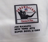 Jets Joe Namath Autographed Authentic Mitchell & Ness Jersey Beckett BS30312