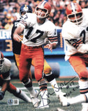 Brian Sipe Autographed 8x10 Photo Cleveland Browns Beckett BAS QR #BS12965
