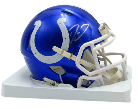 Darius Leonard Signed/Auto Colts Flash Mini Football Helmet JSA 167369