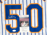 Sid Fernandez Signed New York Mets Jersey (JSA COA) 1986 World Champs / Pitcher