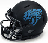 TRAVIS ETIENNE AUTOGRAPHED JAGUARS ECLIPSE MINI HELMET BECKETT WITNESS 225125