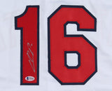 Cristian Pache Signed Atlanta Brave Jersey (Beckett COA) 2021 World Series Champ