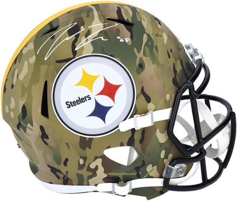 Pat Freiermuth Pittsburgh Steelers Signed Riddell Camo Speed Replica Helmet