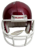 Billy Sims Signed/Inscribed Red Oklahoma Mini Football Helmet JSA 213125