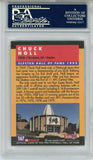 Chuck Noll Autographed 1995 Enor Hall of Fame #167 Trading Card PSA Slab 43737