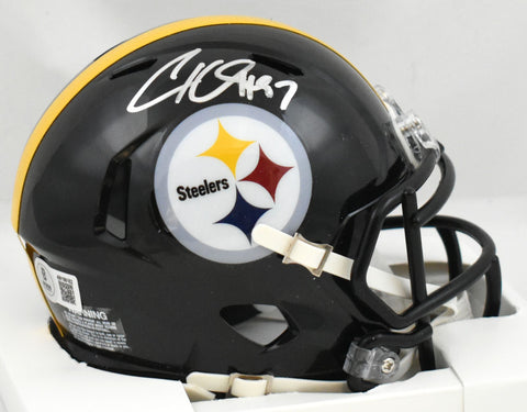 Cameron Heyward Autographed Pittsburgh Steelers Speed Mini Helmet Beckett W Holo