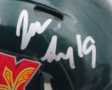 Josh Sweat Signed/Auto Super Bowl LIX Champions Mini Helmet Eagles BAS 192760
