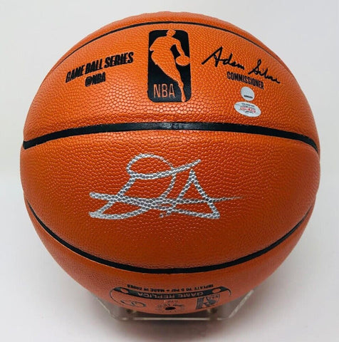Deandre Ayton Signed NBA Game Ball Series Basketball (Steiner) Phoenix Suns