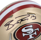 Brock Purdy Autographed San Francisco 49ers Mini Speed Helmet Fanatics
