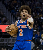 "Deuce" McBride Signed New York Knicks Blue Jersey (JSA) 2021 NBA Draft Pick