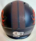 Jonathan Cooper Autographed Denver Broncos Navy Mini Helmet Beckett COA