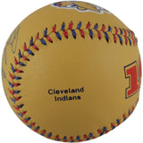 Bob Feller Autographed Cleveland Indians Baseball 1948 Champs HOF Beckett 51596