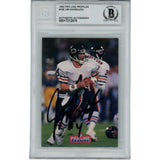 Jim Harbaugh Signed Chicago Bears 92 Pro Line Trading Card Slab Beckett 56114