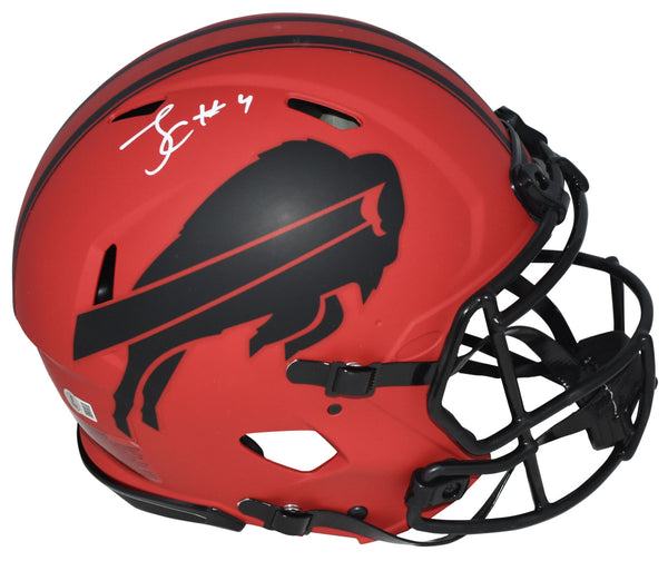 JAMES COOK AUTOGRAPHED BUFFALO BILLS RAVE AUTHENTIC SPEED HELMET BECKETT