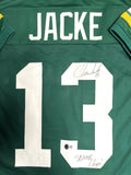 Packers CHRIS JACKE Signed Custom Replica Green Jersey AUTO w/ XXXI Champs - BAS
