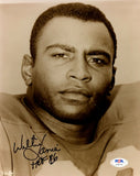 Willie Lanier KC Chiefs HOF Signed/Inscr 8x10 B/W Photo PSA/DNA 153668