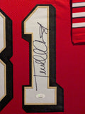 FRAMED SAN FRANCISCO 49ERS TERRELL OWENS AUTOGRAPHED SIGNED JERSEY JSA COA