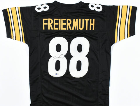 Pat Freiermuth Autographed Black Pro Style Jersey - Beckett W Hologram