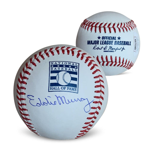 Eddie Murray Autographed MLB Hall of Fame HOF Signed Baseball JSA COA With Case
