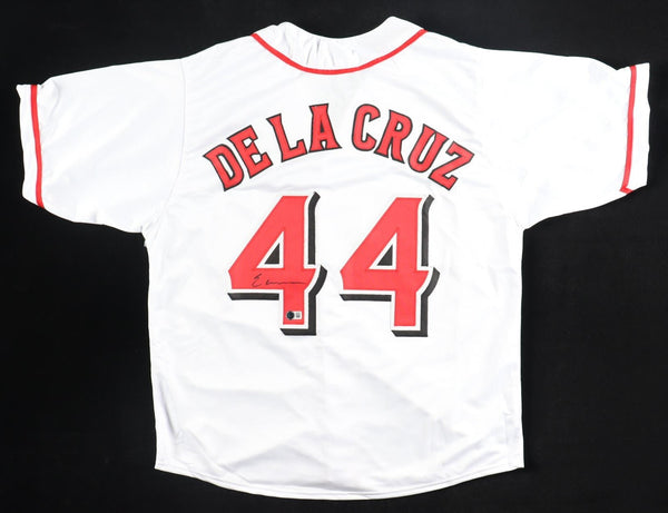 Elly De La Cruz Autographed Custom Cincinnati Reds Jersey - Beckett