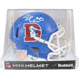 Jonathon Cooper Autographed Denver Broncos Mini Helmet TB Beckett Witness 52839