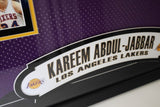 Kareem Abdul-Jabbar Autographed Los Angeles Lakers Jersey Deluxe Framed TriStar