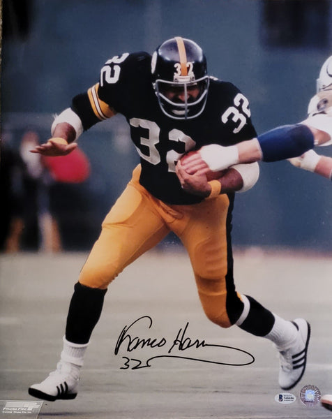 Franco Harris Autographed Pittsburgh Steelers 16x20 Photo Beckett Authenticated