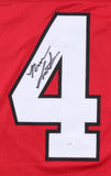 Nolan Smith Jr. Signed Georgia Bulldogs Red Jersey (JSA) Philadelphia Eagles L.B