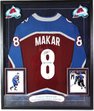 Cale Makar Autographed/Inscribed "2022 SC Champs" DLX Framed Jersey Fanatics COA