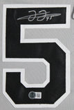Frank Thomas Authentic Signed Grey Pro Style Framed Jersey BAS Witnessed