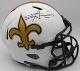 Alvin Kamara Autographed Lunar Eclipse Full Size Helmet Saints Beckett 1W403532