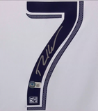Robbie Keane Signed LA Galaxy Home Soccer Jersey #7 with Beckett COA