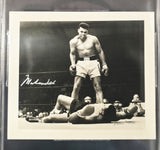 Muhammad Ali Auto 6.75x7.75 Photo Auto GM 10 Over Sonny Liston Beckett #18630330