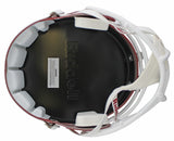 OU Legends (5) Peterson, Stoops +3 Signed F/S Speed Rep Helmet w/ Case BAS Wit