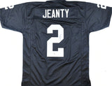 Ashton Jeanty Autographed Black Pro Style Jersey - Beckett W Hologram *Black