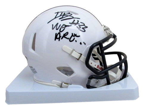 Dani Dennis Sutton Signed/Inscribed Penn State Mini Football Helmet JSA 194521