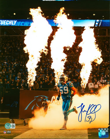 Panthers Luke Kuechly Authentic Signed 11x14 Vertical Photo BAS Witnessed