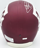 Johnny Manziel Autographed Texas A&M Full Size Helmet Johnny Football /50 Panini
