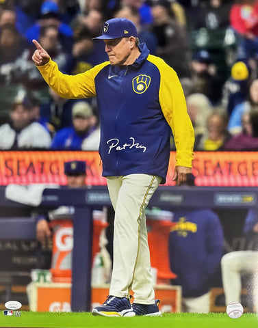Milw. Brewers Manager PAT MURPHY Signed 16X20 Photo #1 AUTO - JSA