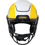 Puka Nacua Autographed Los Angeles Rams SpeedFlex Lunar Helmet Fanatics 50772