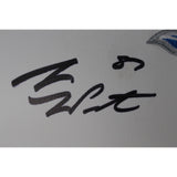 Sam LaPorta Autographed/Signed Detroit Lions Logo Football Beckett Witness 49681