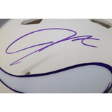 Jordan Addison Autographed Minnesota Vikings Mini Helmet 24 Alt Beckett 50968