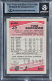 Penguins Tom Barrasso Authentic Signed 1989 Topps #36 Card BAS Slabbed