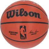 Patrick Ewing New York Knicks Signed Wilson Replica Basketball w/HOF 08" Insc