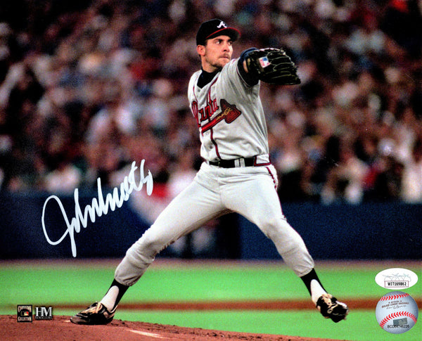 Atl Braves JOHN SMOLTZ Signed 8x10 photo #4 AUTO - HOF - CY - WS CHAMP - JSA
