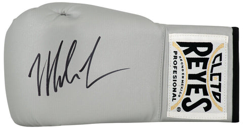 Mike Tyson Signed Cleto Reyes Silver Boxing Glove - (SCHWARTZ SPORTS COA)