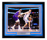 Chet Holmgren Signed Framed 16x20 Oklahoma City Thunder Photo JSA Hologram